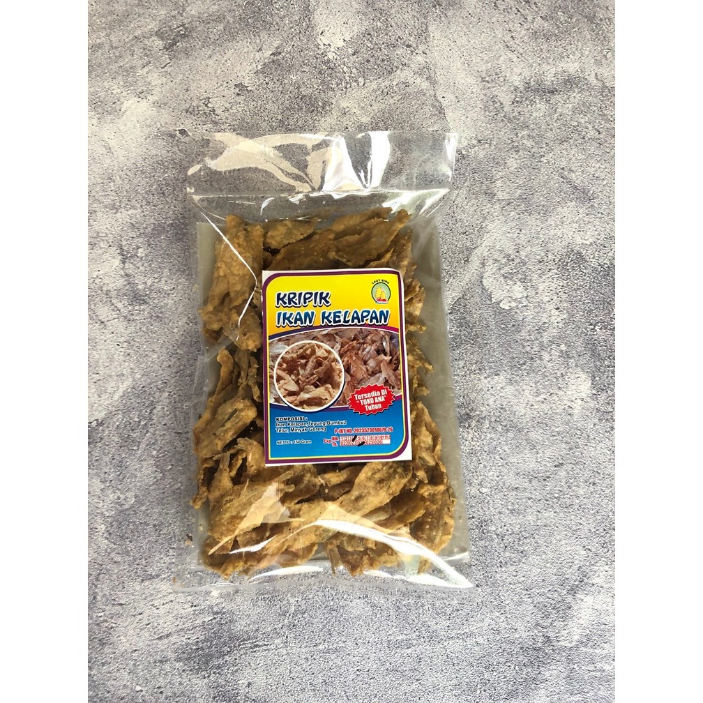 

Kripik Ikan Kelapan Goreng 150gr Matang