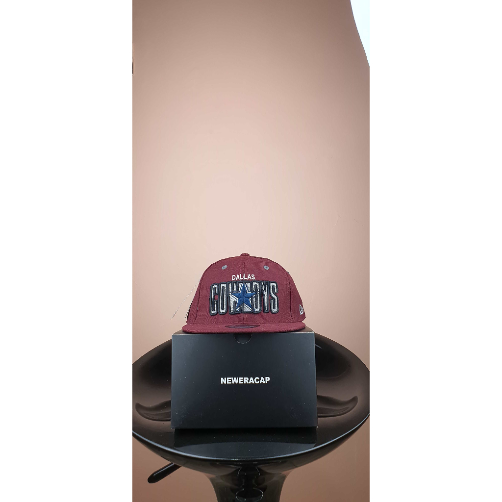 Dallas Cowboys maroon list putih Topi Pria Baseball Snapback Polos Wanita Unisex Premium