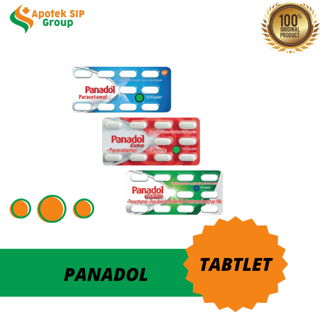 PANADOL MERAH/HIJAU/BIRU
