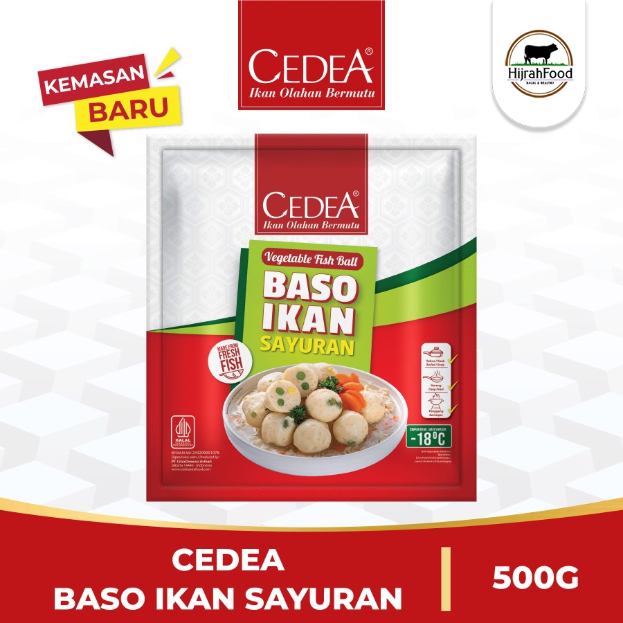 

CEDEA Baso Ikan Isi Sayuran / Veggie Fish Ball - 500 gram