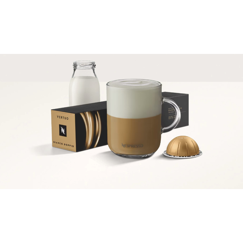 

Nespresso Vertuo Barista Creations Bianco Doppio Coffe Capsule