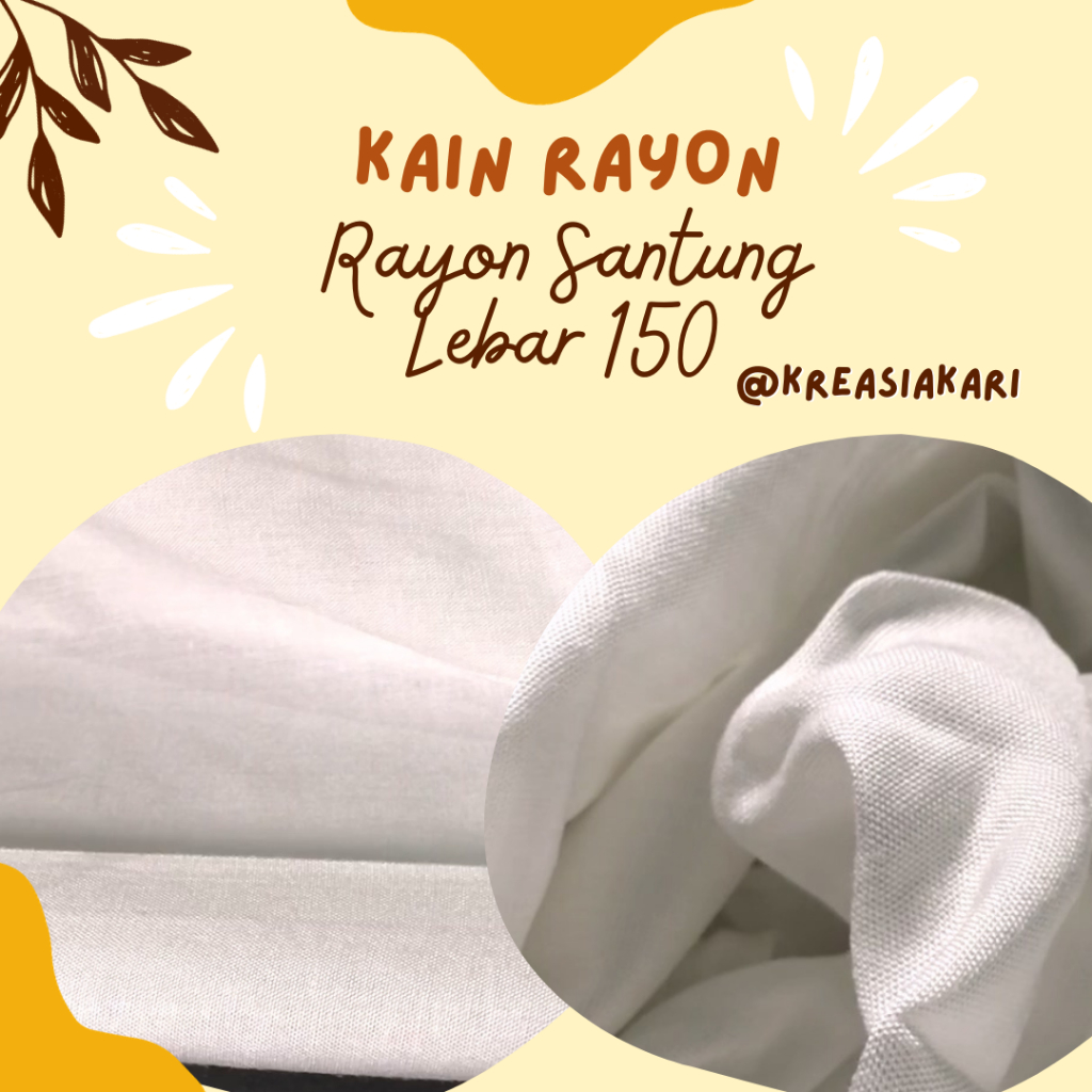 [KAIN BATIK] KAIN BAHAN BATIK RAYON SANTUNG LEBAR KAIN 150 CM KUALITAS PREMIUM HARGA PER METER