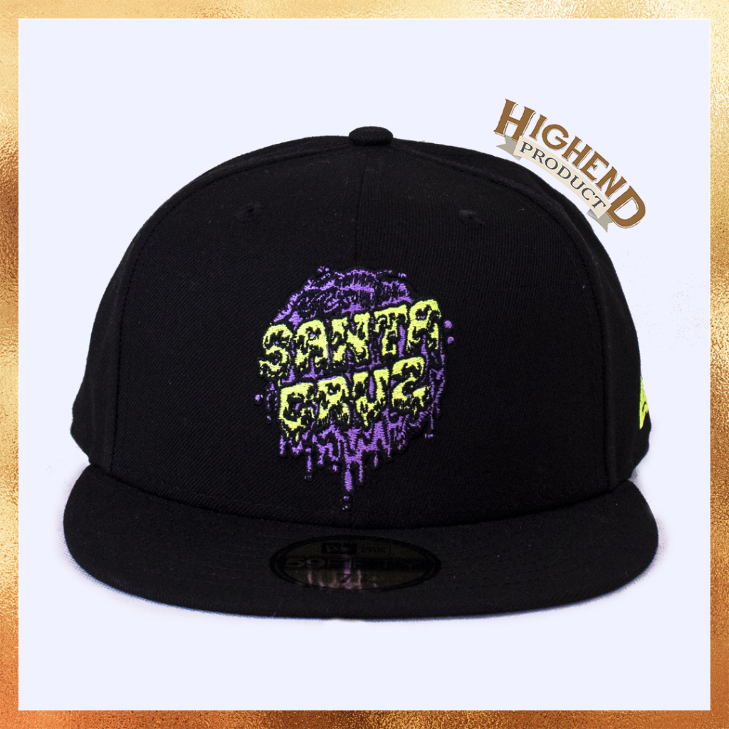 READY STOCK Topi New Era x Santa Cruz Collab Logo Black 59FIFTY Fitted Hat 100% Original