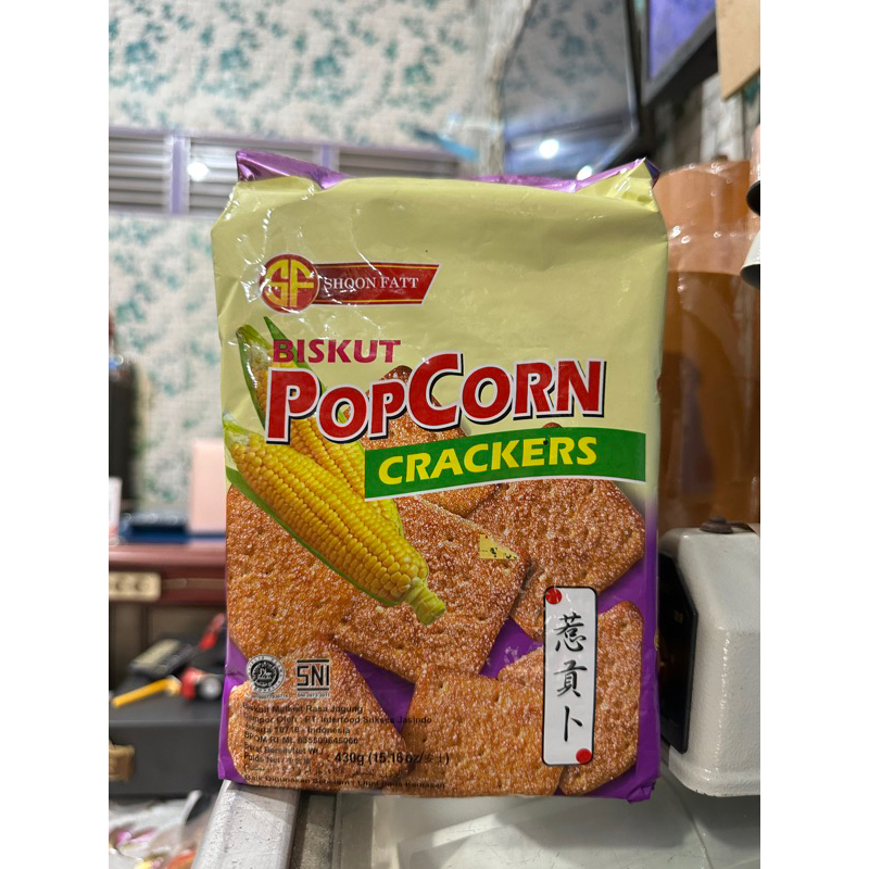 Popcorn Crackers / Biskuit Jagung / Corn Crackers 430gr