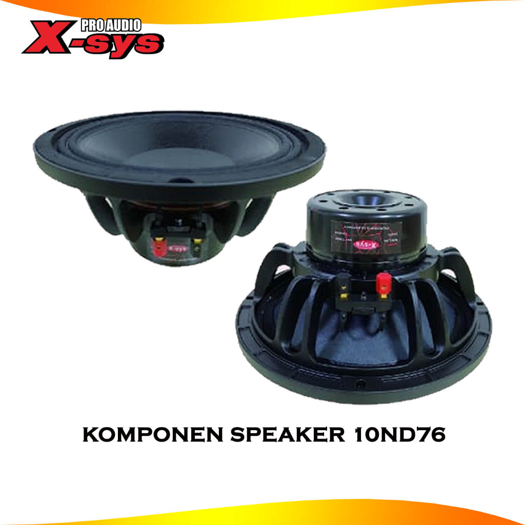 X-Sys Komponen Speker 10ND76 Komponen Speaker 10inch 500 Watt