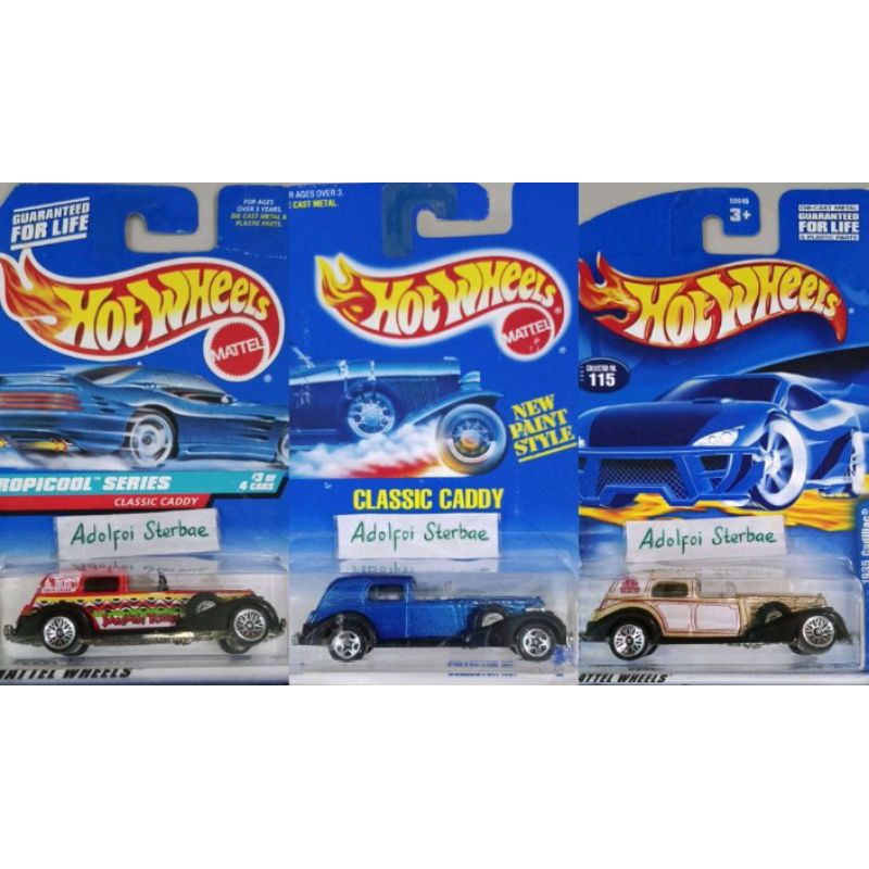 hotwheels hot wheels classic caddy new paint style 1935 cadillac tropicool series jammin tours