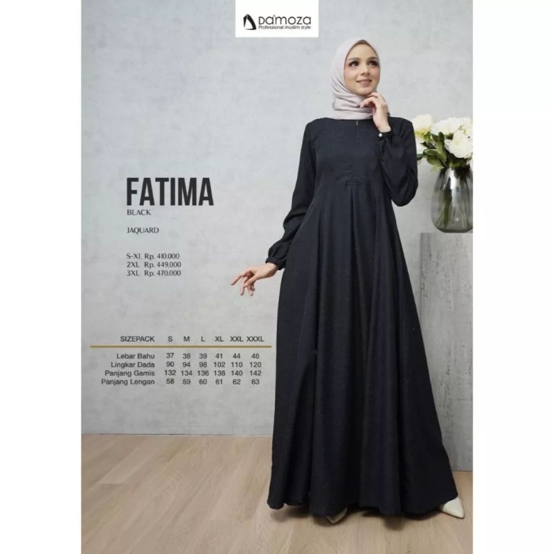 NEW ARRIVAL GAMIS DAMOZA GAMIS DAMOZA FATIMA BLACK