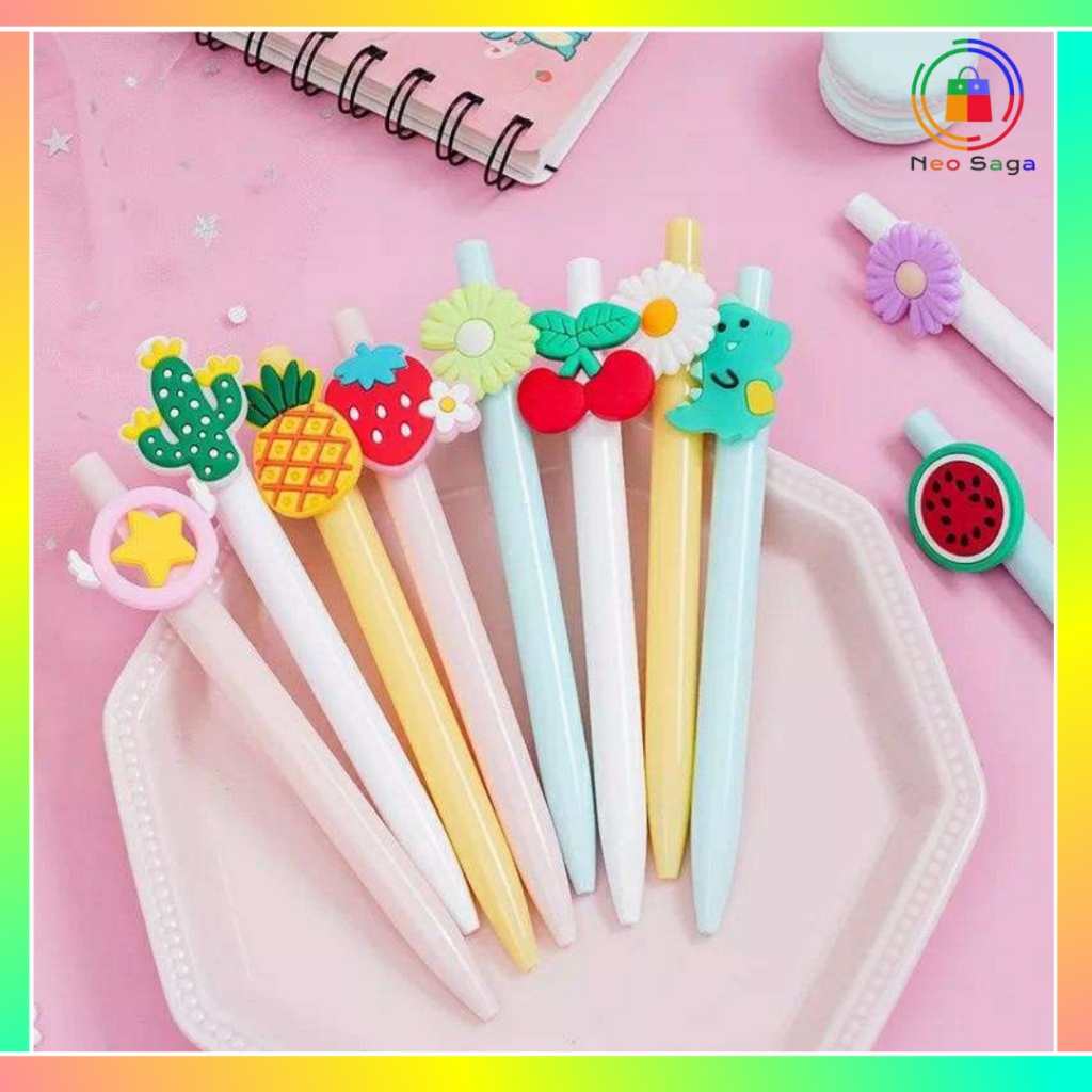 

Pulpen Karakter Tinta Hitam Alat Tulis Tanda Tangan 0.5mm kantor