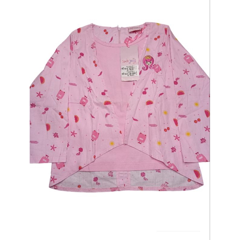 New Rodeo Junior Blouse Rompi Anak Perempuan Pink Size 4