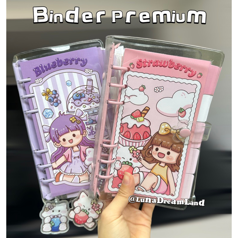 

BINDER LUCU + FREE GANTUNGAN / NOTEBOOK JURNAL KIT KARTUN BUKU CATATAN ISI ULANG LOOSE LEAF MURAH
