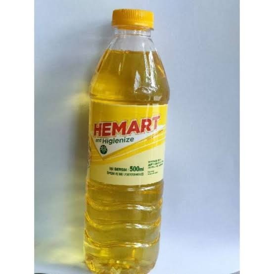 

[ECER] minyak goreng HEMART botol 500 ml