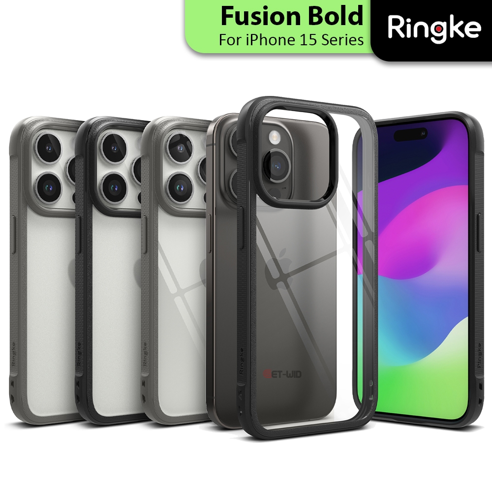 Case iPhone 15 Pro Max Plus Ringke Fusion Bold Shockproof Casing