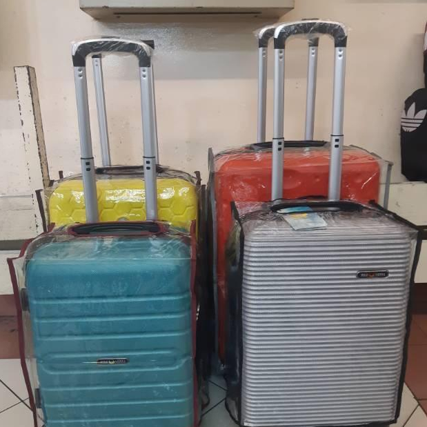 pelindung koper/sarung koper/cover koper/wadah koper bahan mika transparan 20inch-28inch