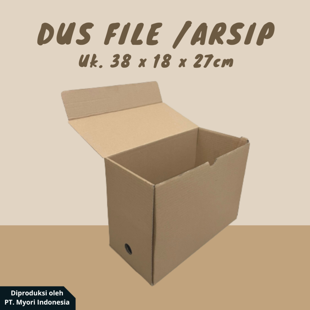 

Dus Arsip / Box File / Karton Arsip (Ukuran 38 x 18 x 27 cm)