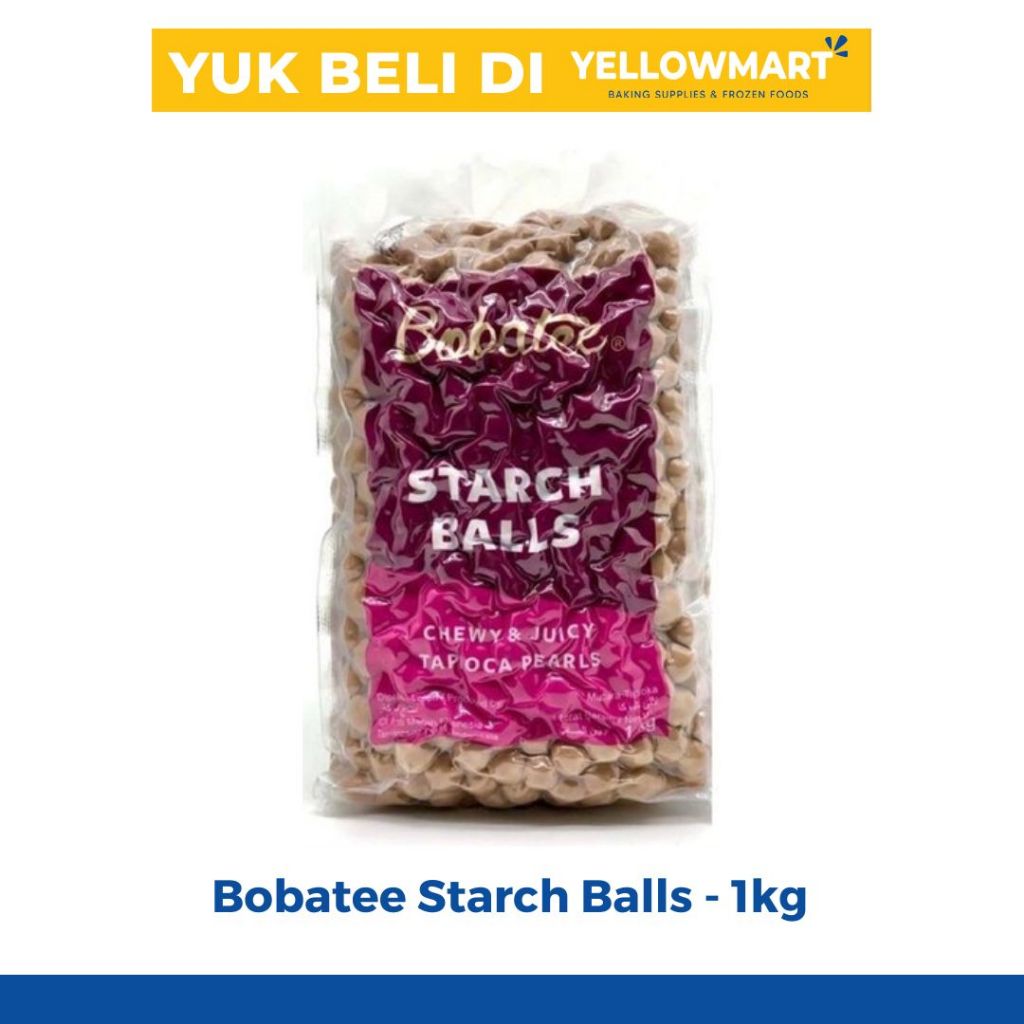 

Bobatee Starch Balls - 1kg - Boba Instan Bubble Drink