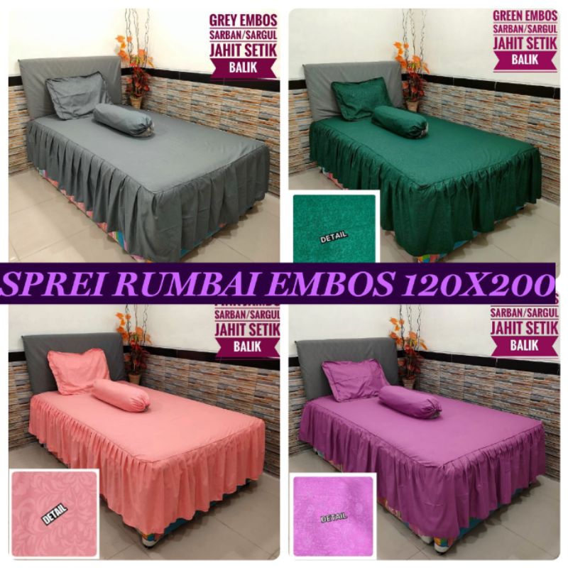 SPREI RUMBAI EMBOS 120X200