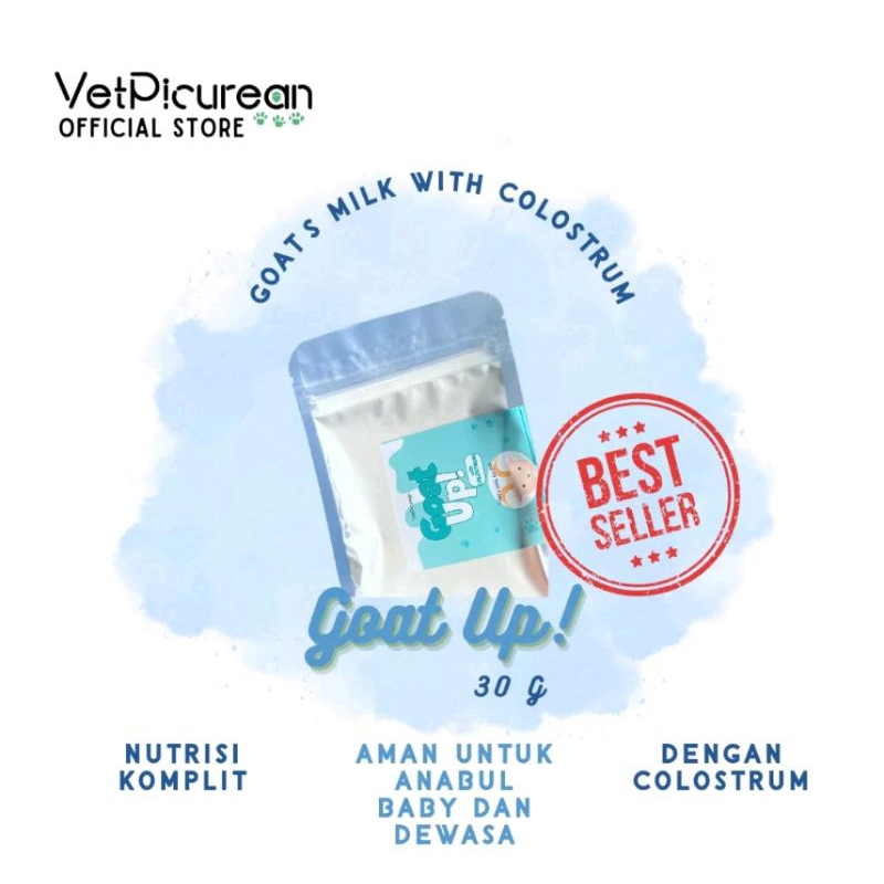 

Goat milk with Colustrum. Susu formula untuk kucing/anjing.