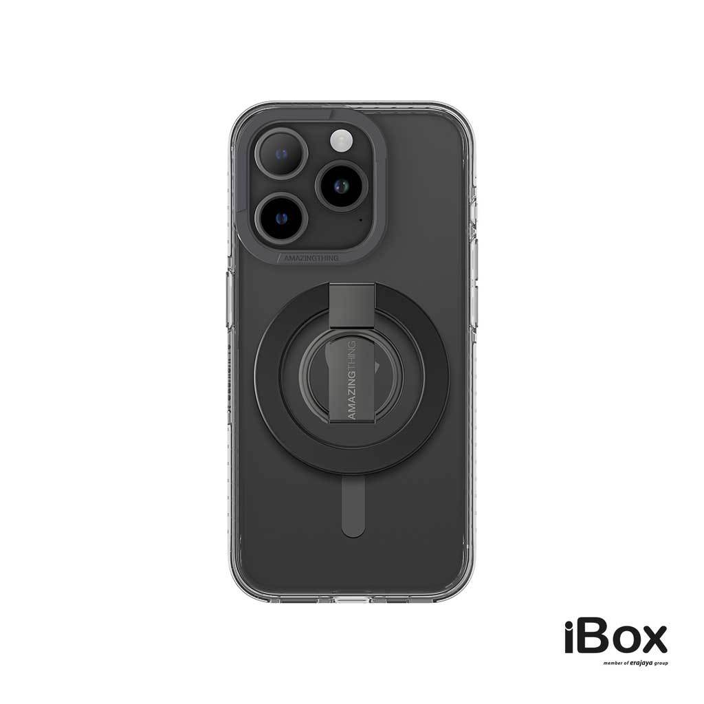 AmazingThing iPhone 15 Pro Titan Pro MagSafe+Grip - Black