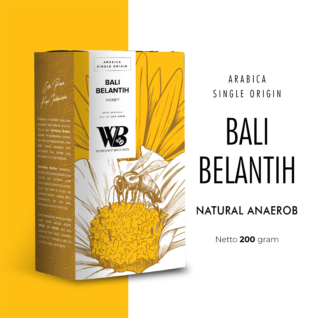 

Workshop brother Kopi Arabika Bali Belantih 200gr - Bali Belantih Honey Process Arabica Coffee