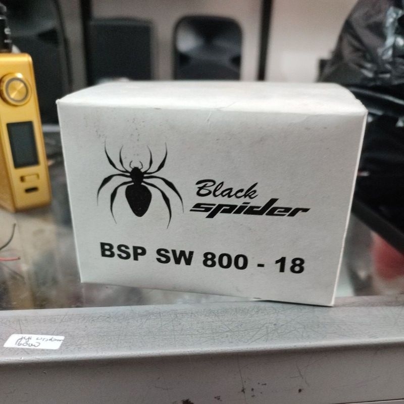 spul speaker black spider BSP SW 800-18
