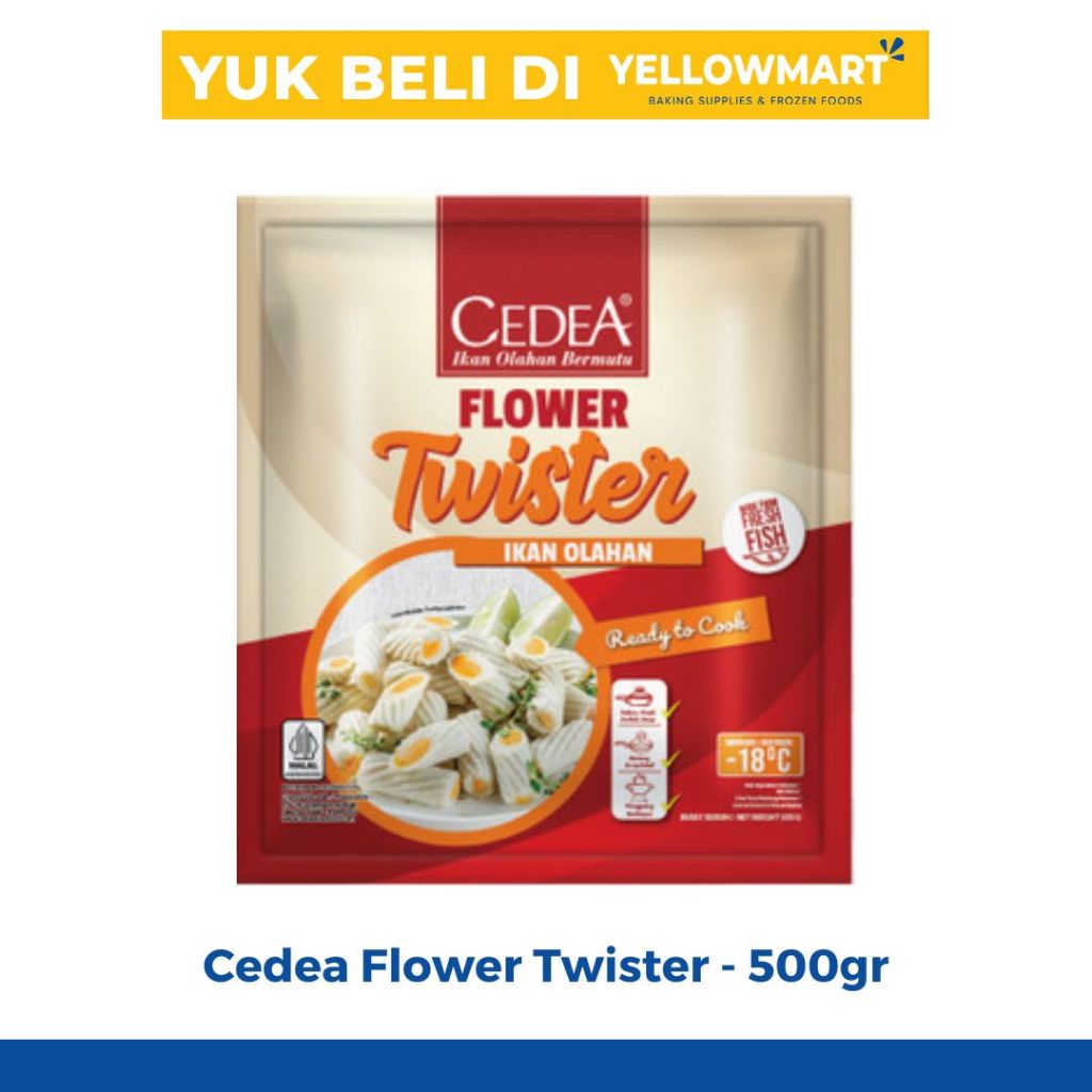 

Cedea Flower Twister Bakso Ikan Frozen - 500GR