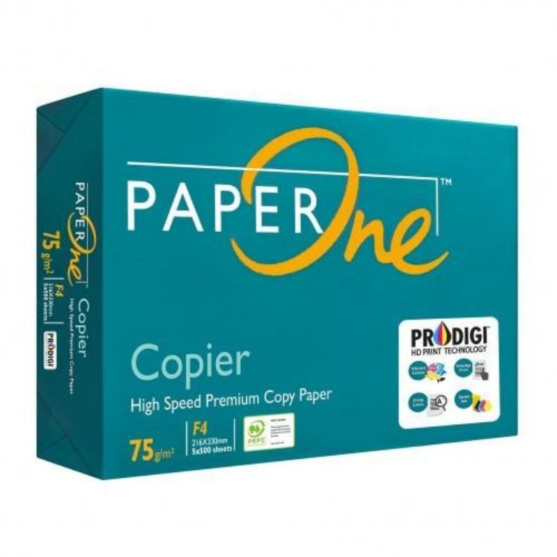 

KERTAS A4 / F4 / QTO PAPER ONE 75 GRAM (1 rim)