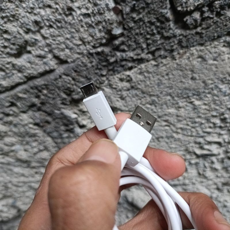 kabel data Oppo micro USB asli copotan bawaan hp