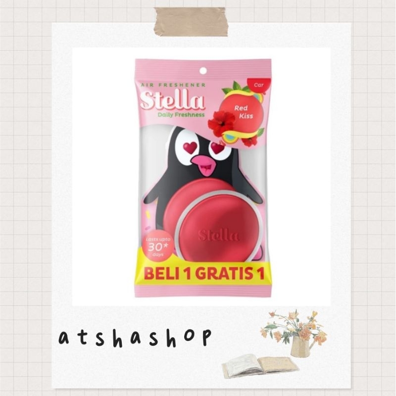 Stella Pengharum Mobil Red Kiss Buy 1 Get 1 Stela Ruangan Beli 1 Gratis 1 7ml 7 ml Isi 2 Orange Coff