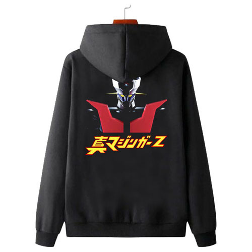 Mazinger Z Hoodie Bahan Katun Fleece | Jaket Hoodie Jumper & Ritsleting | Bisa COD