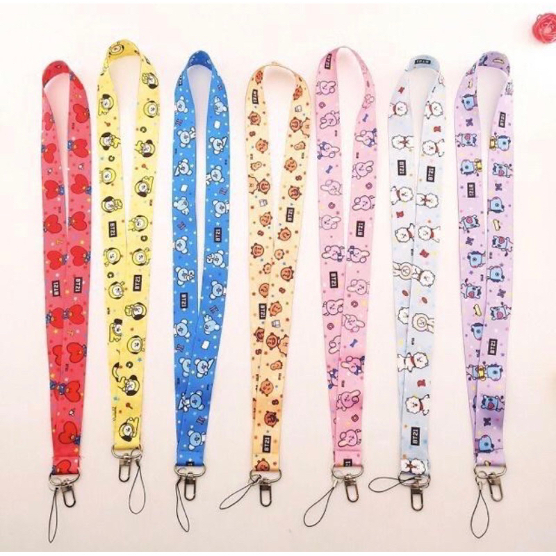 

BT21 colorfull lanyard