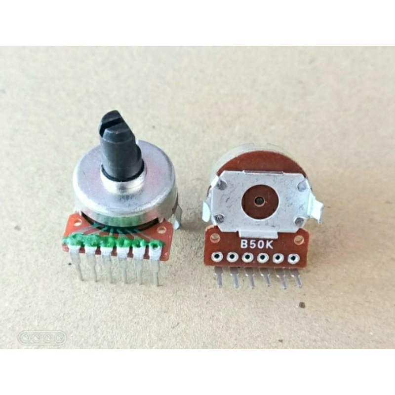 Potensio Polytron 6 pin B50K AS Pendek