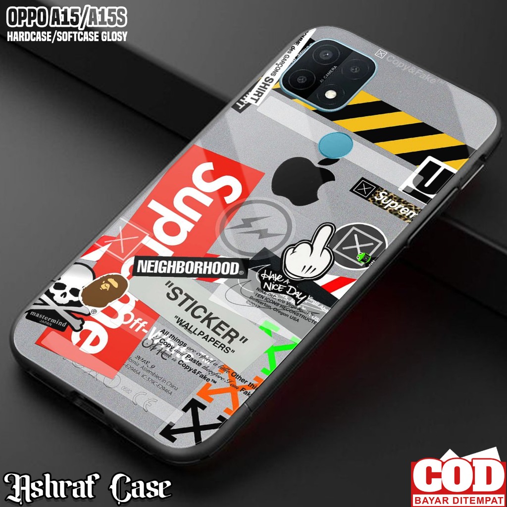 Case Oppo A15 / Oppo A15S - Casing Hp Oppo A15S / Oppo A15 ( BA) Silikon Hp Oppo A15 - Softcase Glas