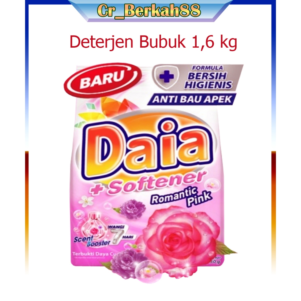 Daia 1.6 kg / Deterjen daia 1.6 kg pink