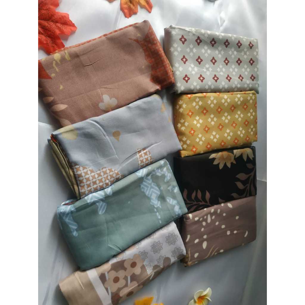 hijab azzahra segi empat motif