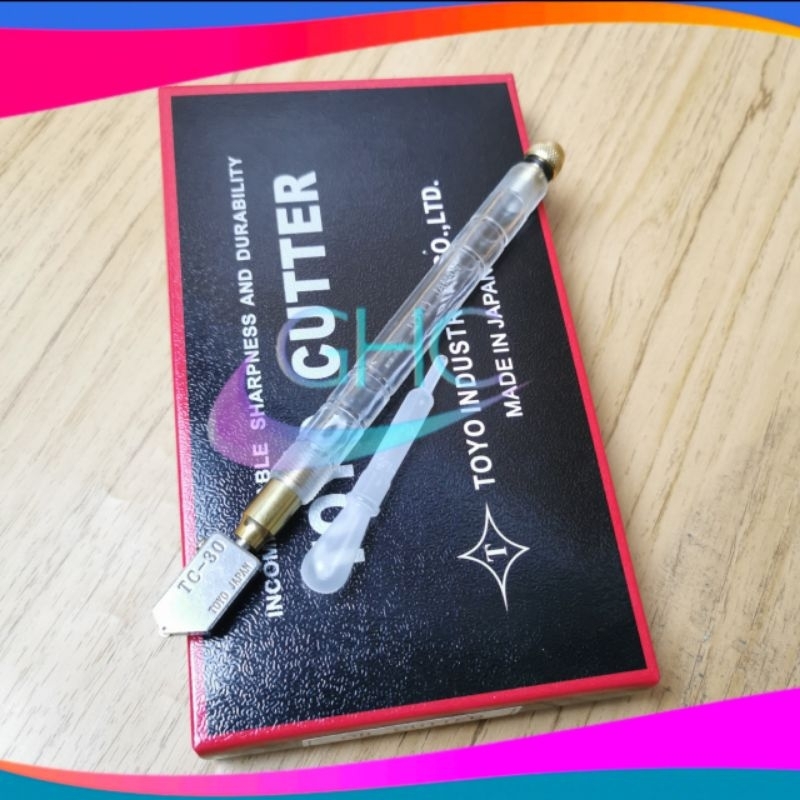 Alat Potong Kaca Toyo TC 30 Original Japan Pisau Pemotong Kaca Toyo Cutter TC-30