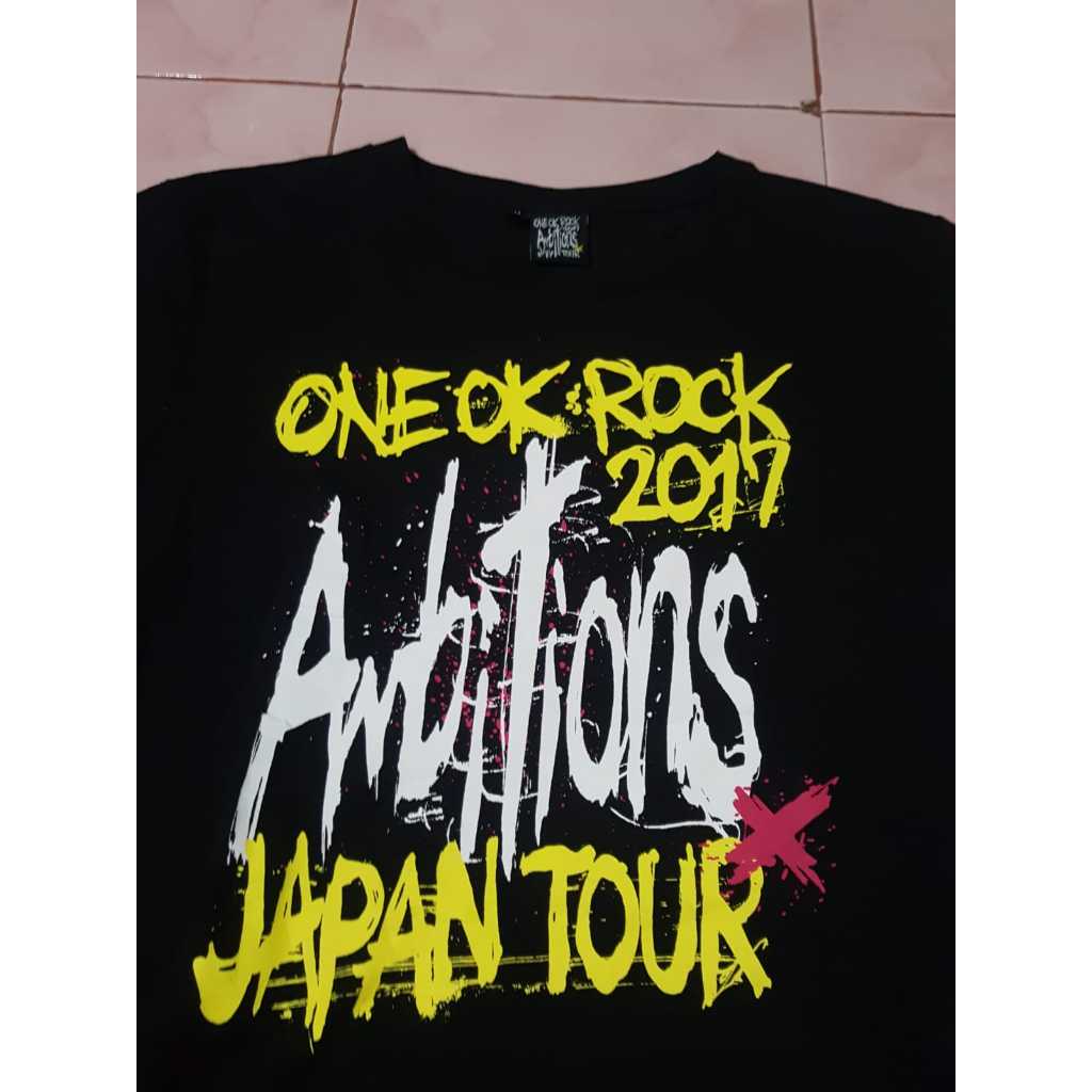 Kaos Band One Ok Rock japan tour 2017 second