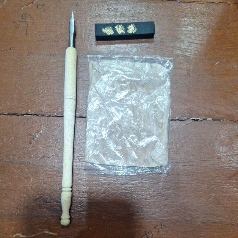 

sepaket hemat pena 777 ORI+ gagang kayu + tinta batang+ serat pisang
