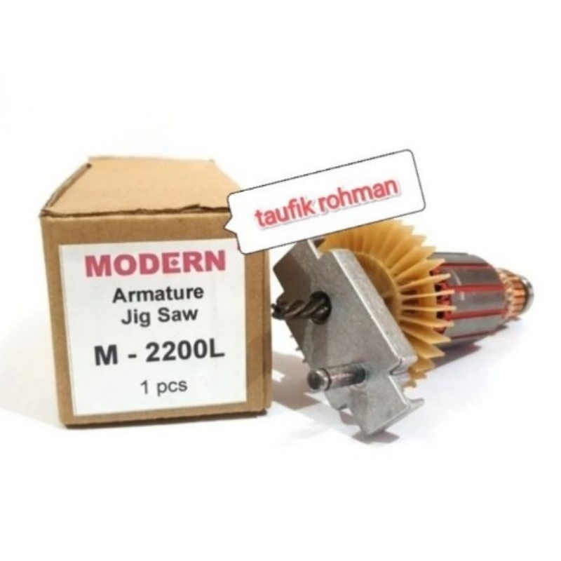 ARMATURE ANGKER ROTOR JIGSAW MODERN TIPE M 2200 L