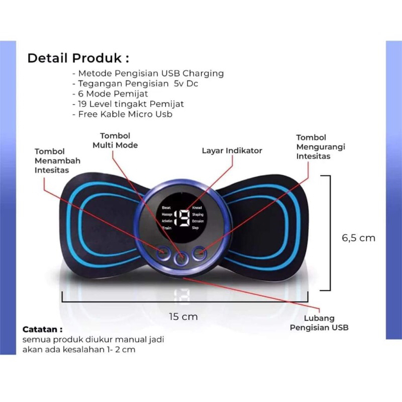 Alat pijat mini elektrik
