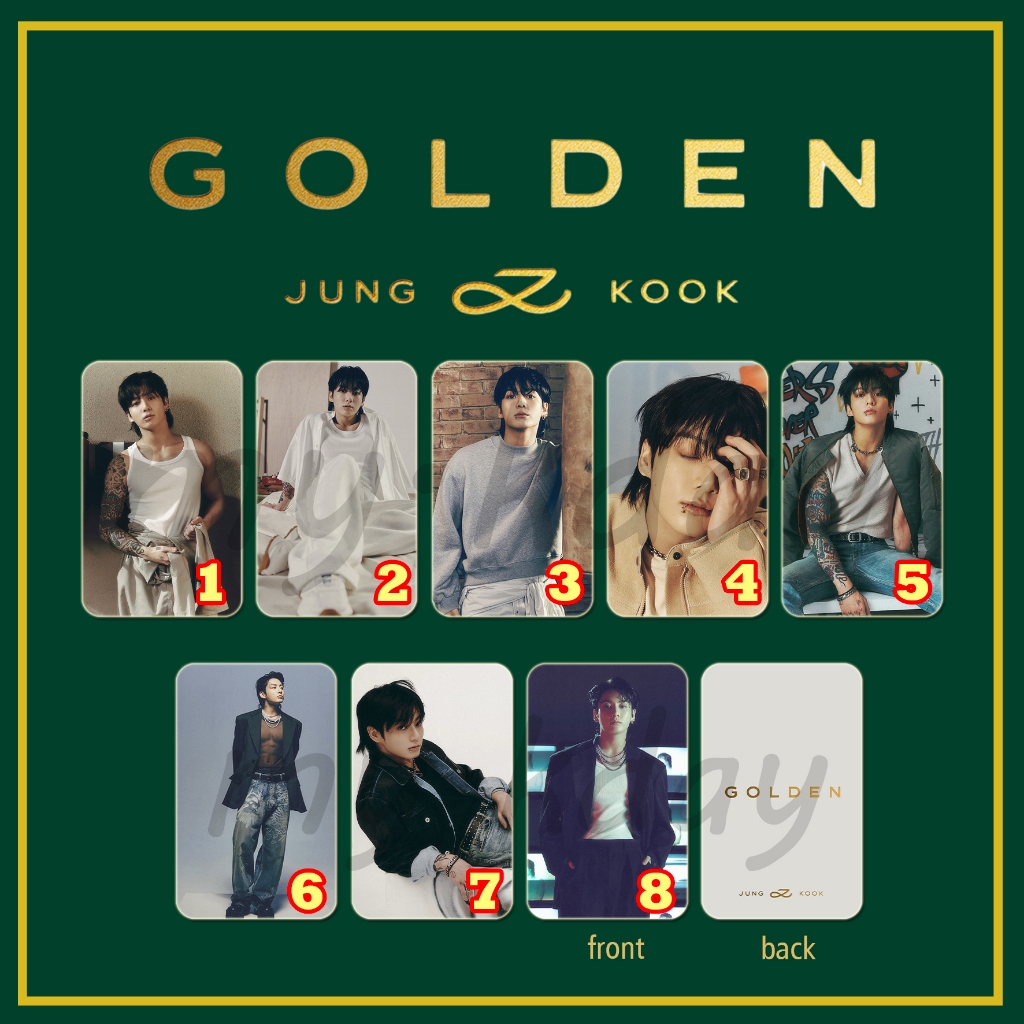 PC-1426, Unofficial Photocard Jungkook BTS Golden 2 sisi