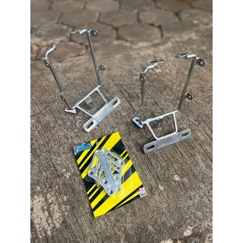 TRALIS NINJA R RR SET KUPINGAN PESEK CNC BILLET T6 BREKET PANGKON LAMPU