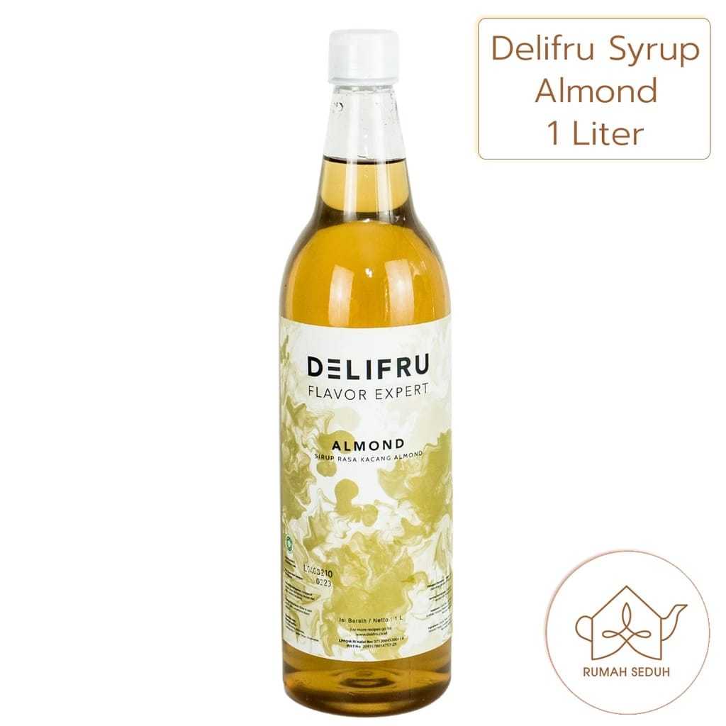 

Syrup Almond Delifru 1000ml - Sirup Biji Almond Premium Merk Delifru 1Liter