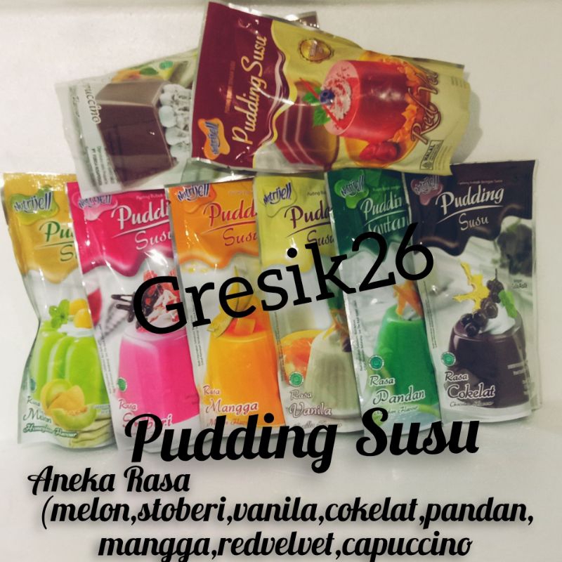 

Nutrijell Pudding Susu kemasan Pouch
