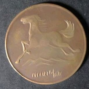 Koin Kuno China Amulet Kuda