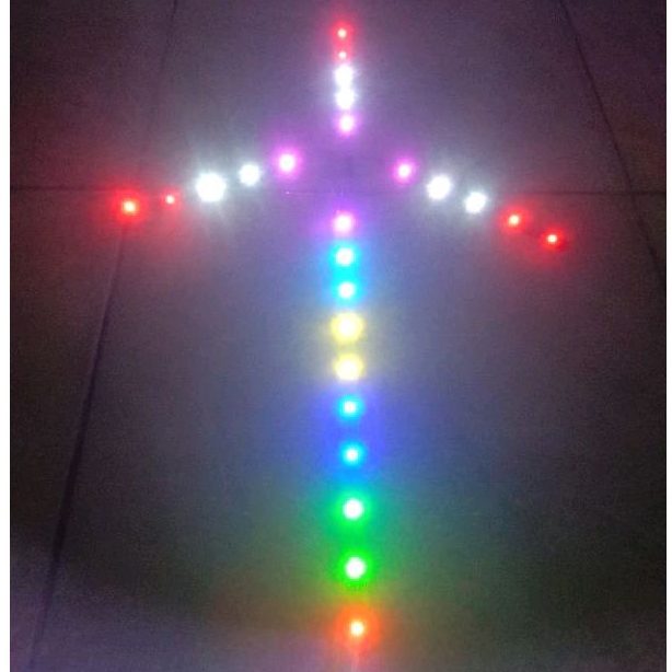 Lampu Hias Layangan Kembang Api Penuh Warna 5 volt