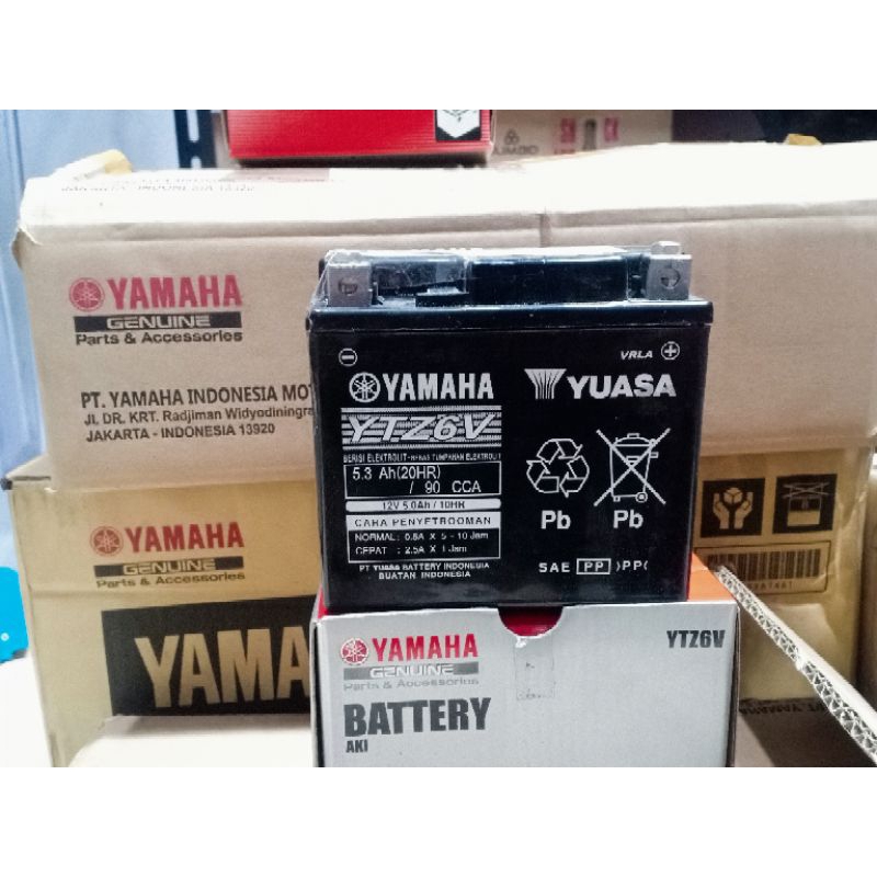 AKI ORIGINAL MANUFACTURING YUASA YTZ6V