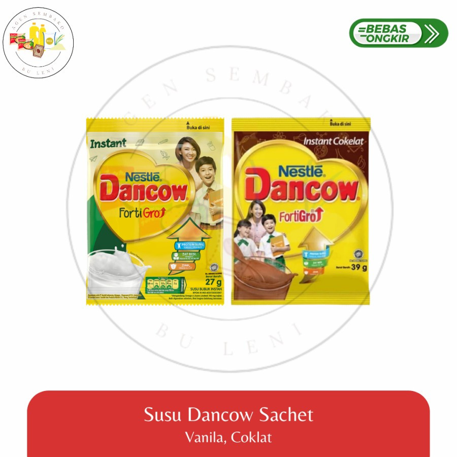 

Susu Dancow Sachet Vanila dan Coklat