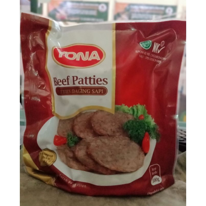 

YONA Beef Patties 500g