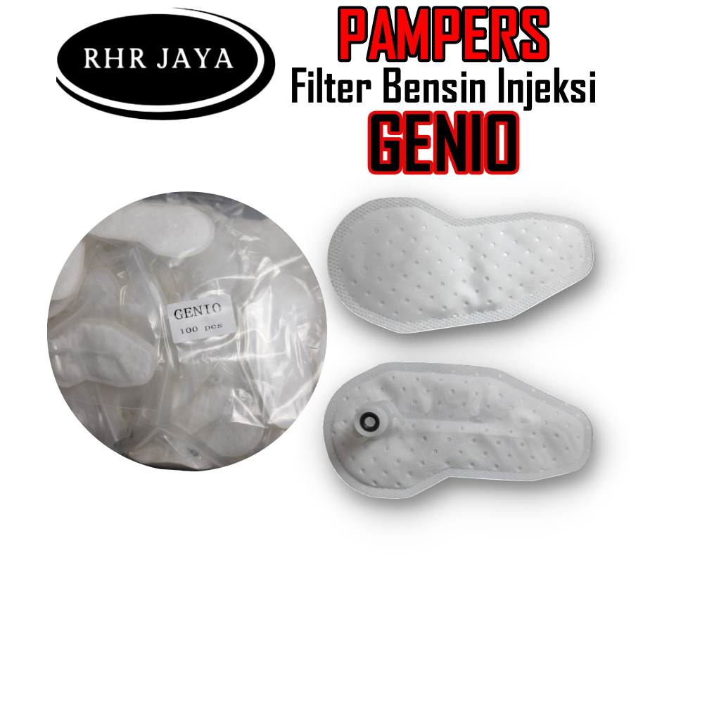Filter Saringan Pampers Bensin Injeksi Motor Matic GENIO (10 pcs)