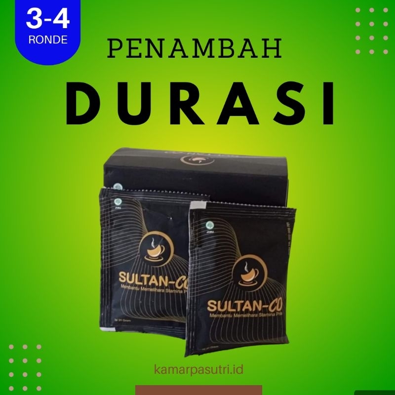 

Kopi Stamina Sultan Co Premium Spesialis Penambah Durasi